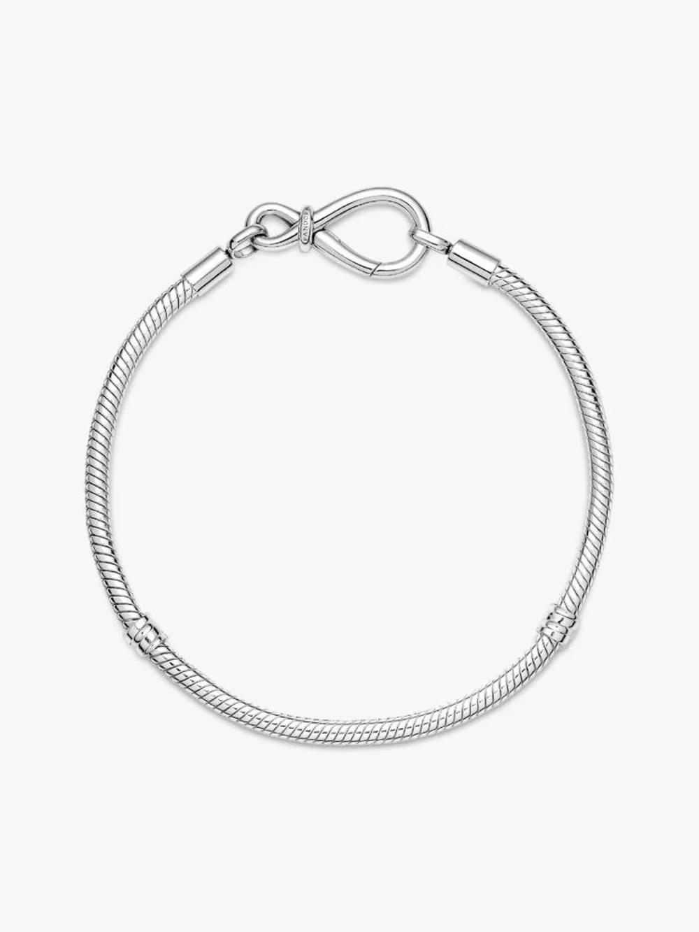 Pandora Moments Infinity Knot Snake Chain Bracelet